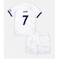 Camiseta Tottenham Hotspur Son Heung-min #7 Primera Equipación para niños 2023-24 manga corta (+ pantalones cortos)